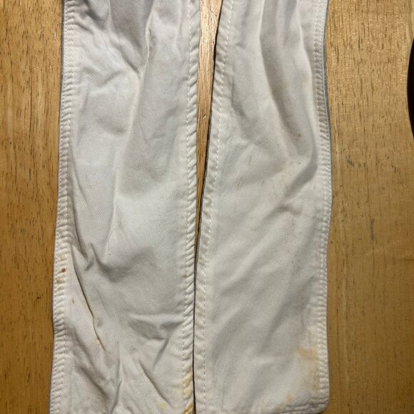 Womens Victoria Beckham Gray White Tie Cuff Bow Pullover Sweatshirt Top L - Picture 14 of 15